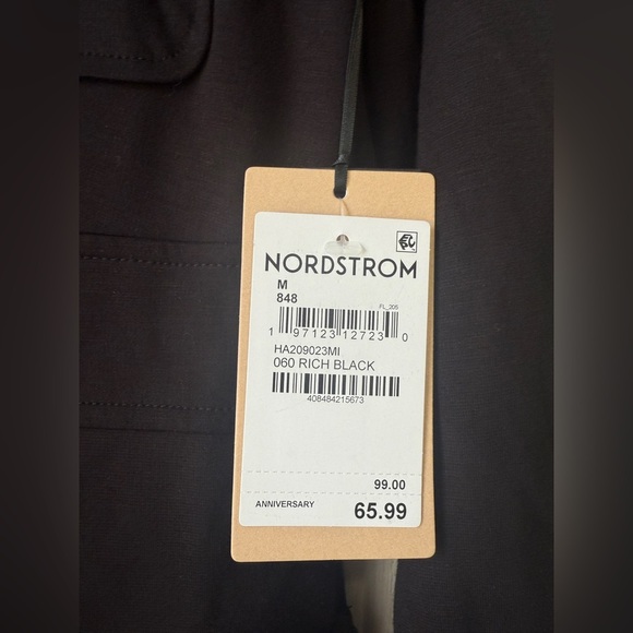 HALOGEN Black Long Sleeve Coat Dress Size M NWT - Picture 6 of 6